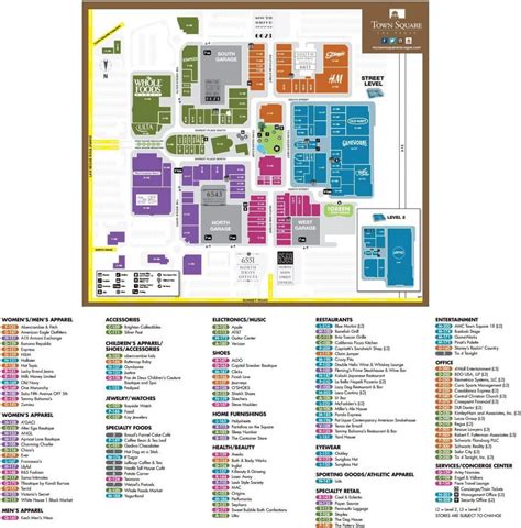 town square map las vegas